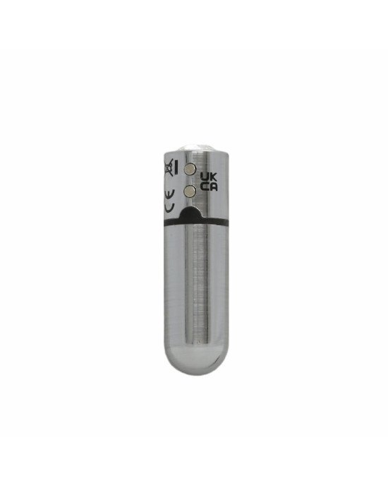 Віброкуля PowerBullet First-Class Bullet 2.5″ with Key Chain Pouch, Silver, 9 режимів вібрації Віброкуля PowerBullet First-Class Bullet 2.5″ with Key Chain Pouch, Silver, 9 режимів вібрації