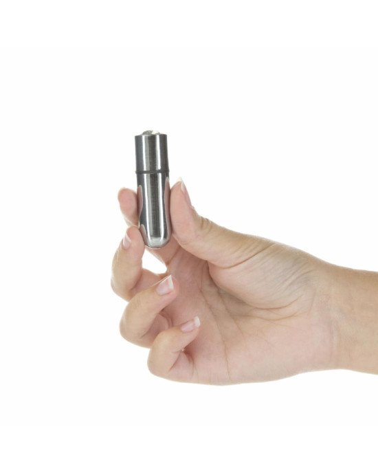 Віброкуля PowerBullet First-Class Bullet 2.5″ with Key Chain Pouch, Silver, 9 режимів вібрації Віброкуля PowerBullet First-Class Bullet 2.5″ with Key Chain Pouch, Silver, 9 режимів вібрації