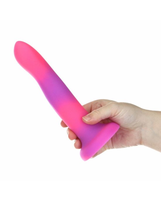 Фалоімітатор, що світиться в темряві, ADDICTION Rave 8″, Glow in the Dark Dildo Pink Purple, 20,3 см Фалоімітатор, що світиться в темряві, ADDICTION Rave 8″, Glow in the Dark Dildo Pink Purple, 20,3 см