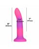Фалоімітатор, що світиться в темряві, ADDICTION Rave 8″, Glow in the Dark Dildo Pink Purple, 20,3 см Фалоімітатор, що світиться в темряві, ADDICTION Rave 8″, Glow in the Dark Dildo Pink Purple, 20,3 см
