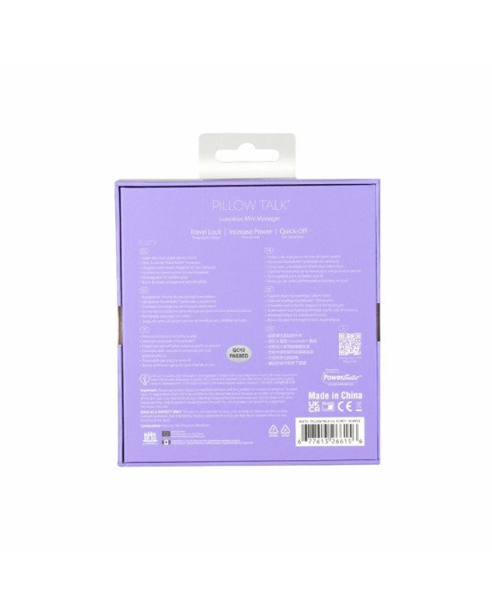 Розкішний вібратор Pillow Talk Flirty Purple Special Edition, Сваровскі, пов’язка на очі+гра Розкішний вібратор Pillow Talk Flirty Purple Special Edition, Сваровскі, пов’язка на очі+гра