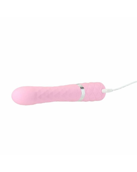 Розкішний кролик з ротацією та вібрацією Pillow Talk Lively Pink, кристал Сваровскі, потрійний відро Розкішний кролик з ротацією та вібрацією Pillow Talk Lively Pink, кристал Сваровскі, потрійний відро