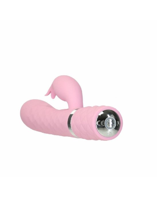 Розкішний кролик з ротацією та вібрацією Pillow Talk Lively Pink, кристал Сваровскі, потрійний відро Розкішний кролик з ротацією та вібрацією Pillow Talk Lively Pink, кристал Сваровскі, потрійний відро
