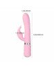 Розкішний кролик з ротацією та вібрацією Pillow Talk Lively Pink, кристал Сваровскі, потрійний відро Розкішний кролик з ротацією та вібрацією Pillow Talk Lively Pink, кристал Сваровскі, потрійний відро
