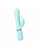 Розкішний кролик з ротацією та вібрацією Pillow Talk Lively Teal, кристал Сваровскі, потрійний відро Розкішний кролик з ротацією та вібрацією Pillow Talk Lively Teal, кристал Сваровскі, потрійний відро