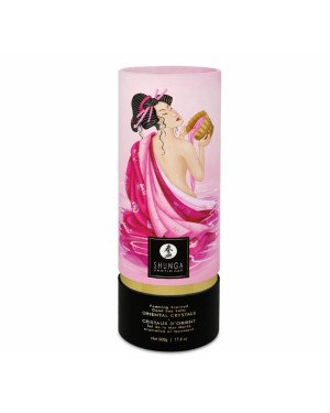 Пінлива сіль для ванни Shunga Dead Sea salt Oriental Crystals — Rose Petal (500 г), сіль Мертвого мо
