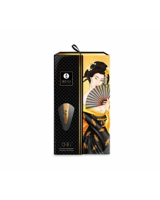 Кліторальний вібратор Shunga Obi Black Кліторальний вібратор Shunga Obi Black
