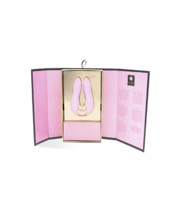 Вібратор для клітора Shunga Aiko Light Pink, гнучкі кінчики Вібратор для клітора Shunga Aiko Light Pink, гнучкі кінчики