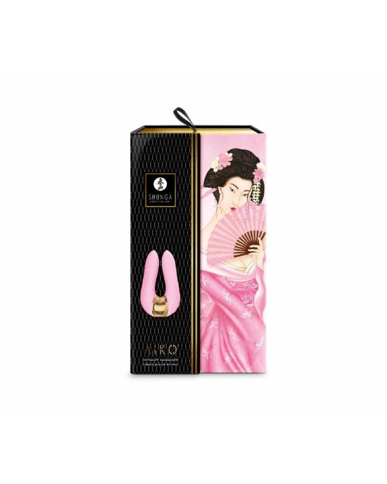 Вібратор для клітора Shunga Aiko Light Pink, гнучкі кінчики Вібратор для клітора Shunga Aiko Light Pink, гнучкі кінчики