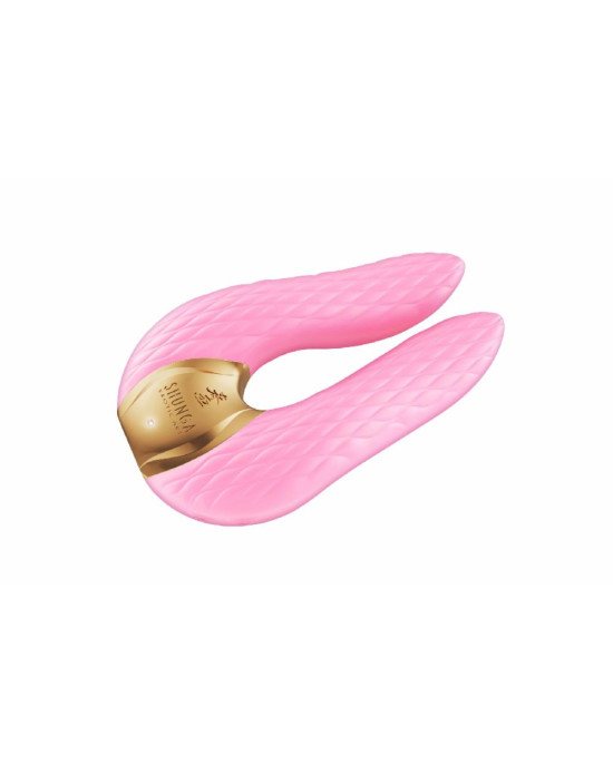 Вібратор для клітора Shunga Aiko Light Pink, гнучкі кінчики Вібратор для клітора Shunga Aiko Light Pink, гнучкі кінчики