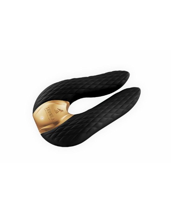 Вібратор для клітора Shunga Aiko Black, гнучкі кінчики Вібратор для клітора Shunga Aiko Black, гнучкі кінчики