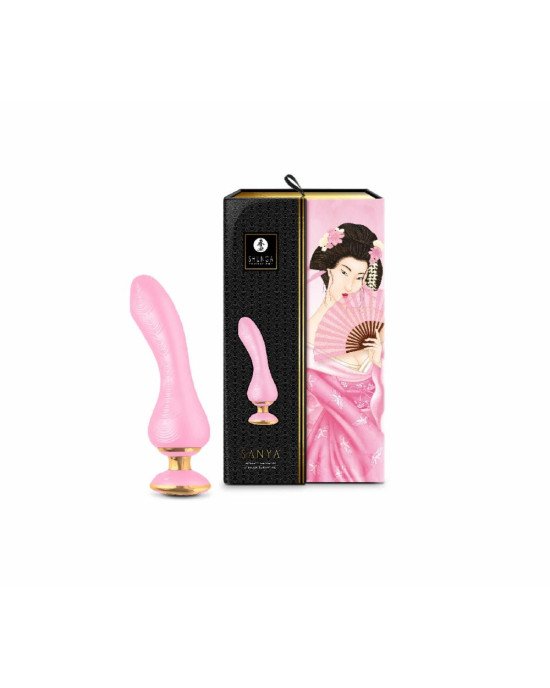Вібратор для точки G Shunga Sanya Light Pink, гнучкий стовбур Вібратор для точки G Shunga Sanya Light Pink, гнучкий стовбур