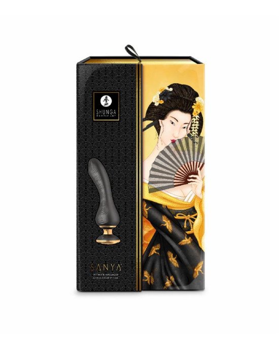 Вібратор для точки G Shunga Sanya Black, гнучкий стовбур Вібратор для точки G Shunga Sanya Black, гнучкий стовбур