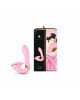 Вагінально-кліторальний вібратор Shunga Soyo Light Pink