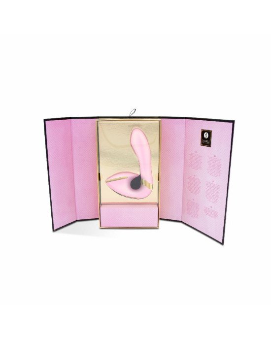 Вагінально-кліторальний вібратор Shunga Soyo Light Pink
