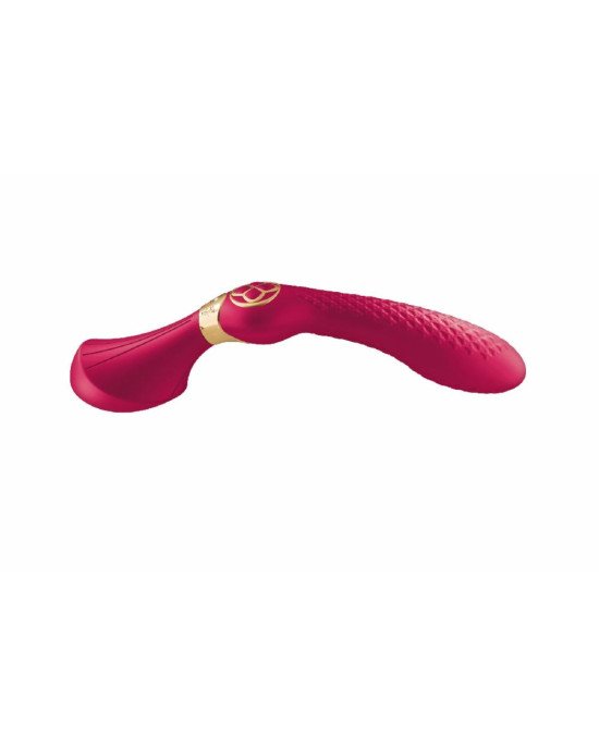 Вібромасажер Shunga Zoa Raspberry, двосторонній Вібромасажер Shunga Zoa Raspberry, двосторонній