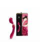 Вібромасажер Shunga Zoa Raspberry, двосторонній Вібромасажер Shunga Zoa Raspberry, двосторонній