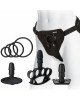Набір для страпона Doc Johnson Vac-U-Lock Dual Density Extreme Set, діаметр: 7,72 см, 2×6,99 см Набір для страпона Doc Johnson Vac-U-Lock Dual Density Extreme Set, діаметр: 7,72 см, 2×6,99 см