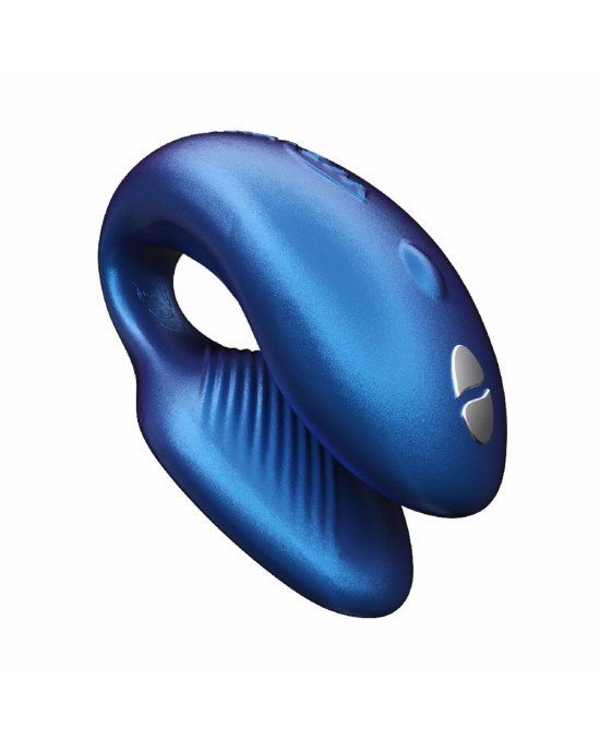 Смарт-вібратор для пар We-Vibe Chorus Cosmic Blue, сенсорне керування вібраціями стисненням пульта Смарт-вібратор для пар We-Vibe Chorus Cosmic Blue, сенсорне керування вібраціями стисненням пульта