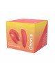 Смарт-вібратор для пар We-Vibe Chorus Crave Coral, сенсорне керування вібраціями стисненням пульта