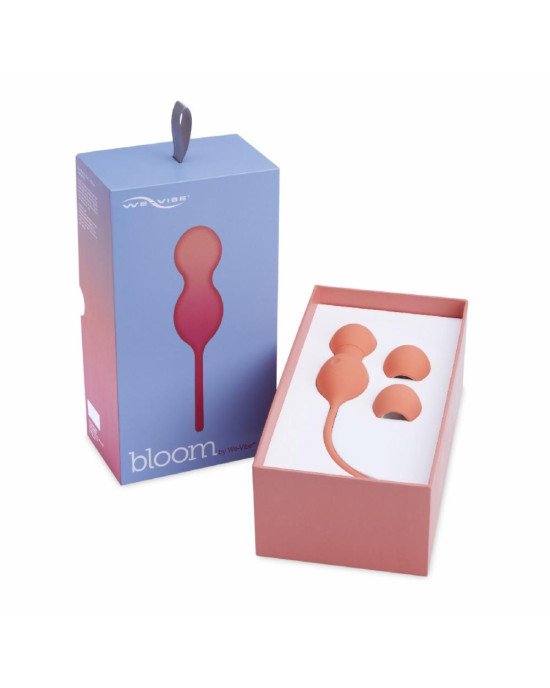 Смарт вагінальні кульки з вібрацією We-Vibe Bloom, діаметр 3,3 см, маса 45, 65, 80 г Смарт вагінальні кульки з вібрацією We-Vibe Bloom, діаметр 3,3 см, маса 45, 65, 80 г