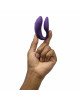 Смарт-вібратор для пар We-Vibe Chorus Purple, сенсорне керування вібраціями стисненням пульта Смарт-вібратор для пар We-Vibe Chorus Purple, сенсорне керування вібраціями стисненням пульта