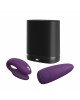 Смарт-вібратор для пар We-Vibe Chorus Purple, сенсорне керування вібраціями стисненням пульта Смарт-вібратор для пар We-Vibe Chorus Purple, сенсорне керування вібраціями стисненням пульта