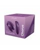 Смарт-вібратор для пар We-Vibe Chorus Purple, сенсорне керування вібраціями стисненням пульта Смарт-вібратор для пар We-Vibe Chorus Purple, сенсорне керування вібраціями стисненням пульта
