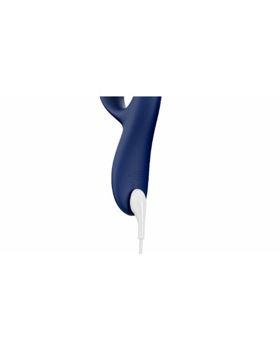 Смарт вібратор-кролик We-Vibe Nova Midnight Blue, ергономічний, регульований кут нахилу стовбура Смарт вібратор-кролик We-Vibe Nova Midnight Blue, ергономічний, регульований кут нахилу стовбура