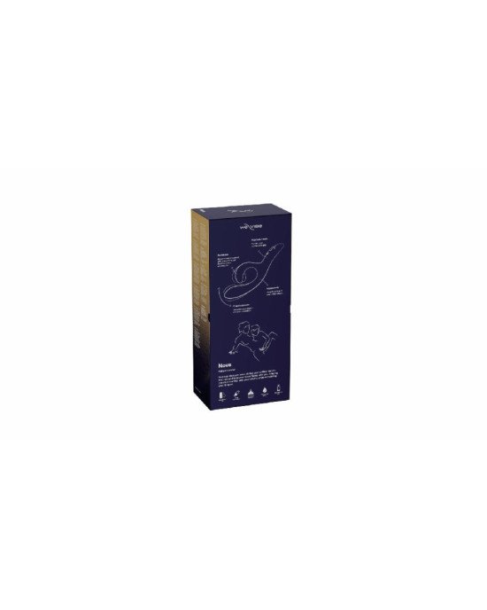 Смарт вібратор-кролик We-Vibe Nova Midnight Blue, ергономічний, регульований кут нахилу стовбура Смарт вібратор-кролик We-Vibe Nova Midnight Blue, ергономічний, регульований кут нахилу стовбура