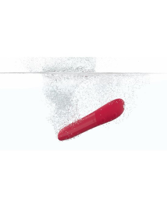 Потужна віброкуля Tango X Cherry Red by We-Vibe, 7 режимів вібрації, 8 рівнів інтенсивності Потужна віброкуля Tango X Cherry Red by We-Vibe, 7 режимів вібрації, 8 рівнів інтенсивності