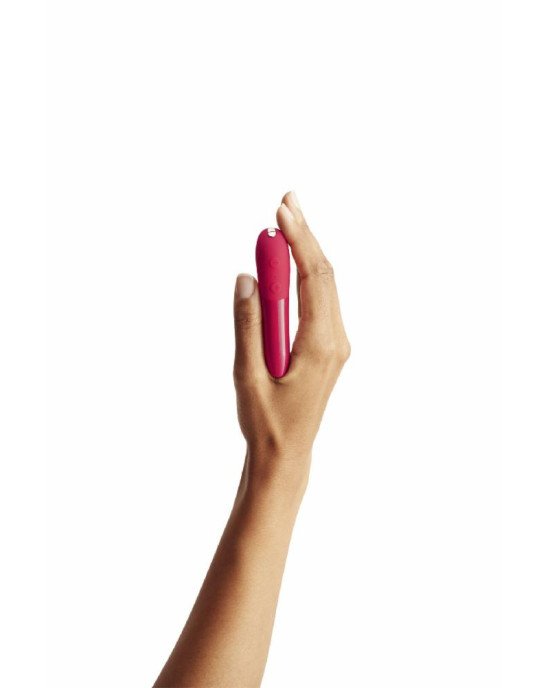 Потужна віброкуля Tango X Cherry Red by We-Vibe, 7 режимів вібрації, 8 рівнів інтенсивності Потужна віброкуля Tango X Cherry Red by We-Vibe, 7 режимів вібрації, 8 рівнів інтенсивності