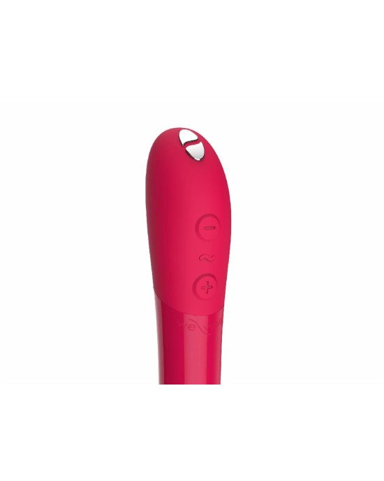 Потужна віброкуля Tango X Cherry Red by We-Vibe, 7 режимів вібрації, 8 рівнів інтенсивності Потужна віброкуля Tango X Cherry Red by We-Vibe, 7 режимів вібрації, 8 рівнів інтенсивності