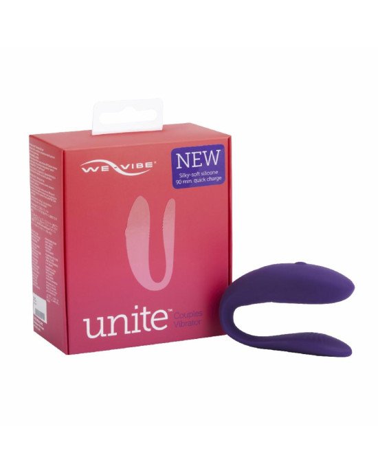 Недорогий вібратор для пар We-Vibe Unite Purple, однокнопковий пульт ДК Недорогий вібратор для пар We-Vibe Unite Purple, однокнопковий пульт ДК