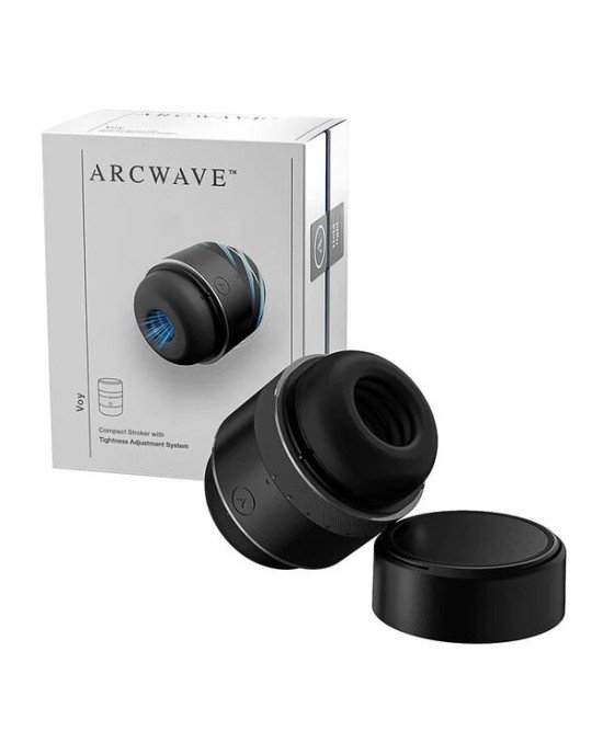 Мастурбатор з регулюванням герметичності Arcwave Voy Compact Stroker, 8 інтенсивностей, наскрізний Мастурбатор з регулюванням герметичності Arcwave Voy Compact Stroker, 8 інтенсивностей, наскрізний