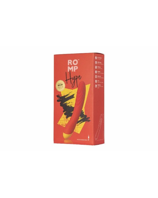 Вібратор для точки G та клітора Romp Hype, гнучкий, особливо м’яка головка, 10 варіантів стимуляції