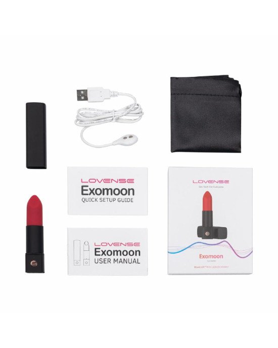 Вібратор-помада Lovense Exomoon, працює через застосунок Вібратор-помада Lovense Exomoon, працює через застосунок