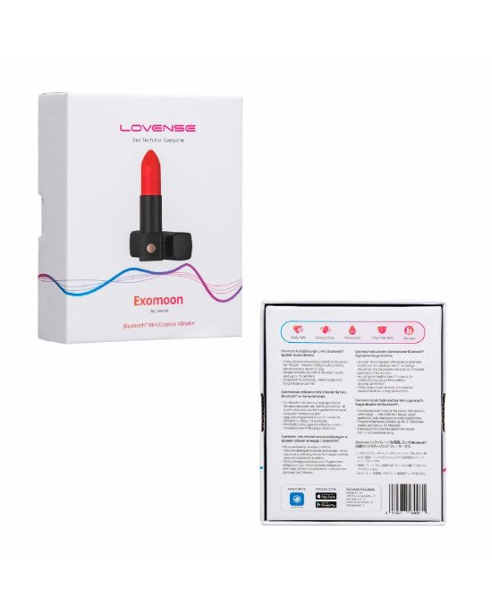 Вібратор-помада Lovense Exomoon, працює через застосунок Вібратор-помада Lovense Exomoon, працює через застосунок