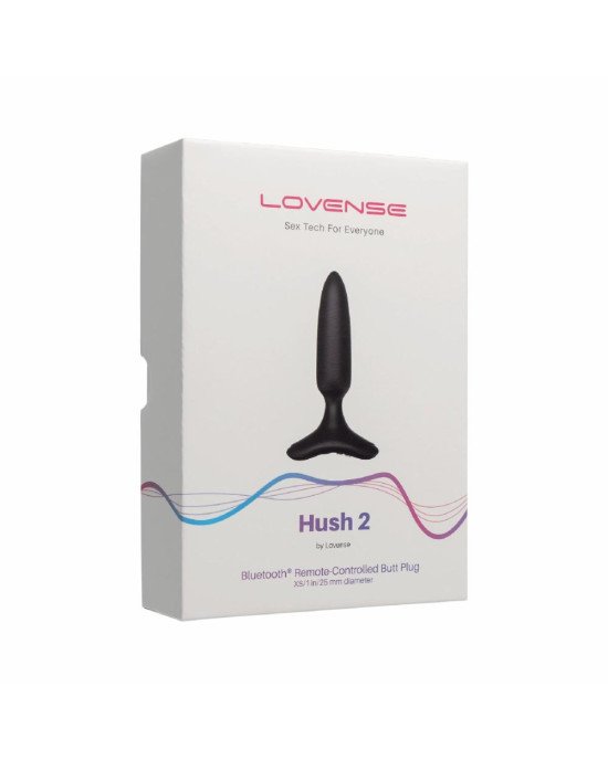 Анальна смарт-вібропробка Lovense Hush 2, розмір XS Анальна смарт-вібропробка Lovense Hush 2, розмір XS