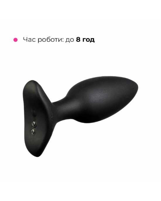 Анальна смарт-вібропробка Lovense Hush 2, розмір M
