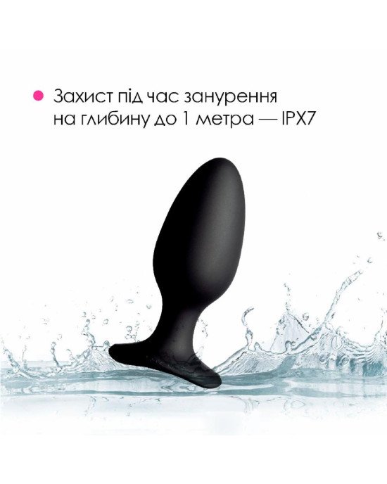 Анальна смарт-вібропробка Lovense Hush 2, розмір L