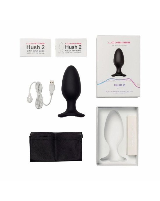 Анальна смарт-вібропробка Lovense Hush 2, розмір L Анальна смарт-вібропробка Lovense Hush 2, розмір L