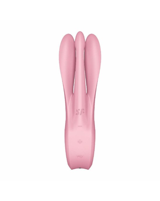 Кліторальний вібратор Satisfyer Threesome 1 Pink Кліторальний вібратор Satisfyer Threesome 1 Pink
