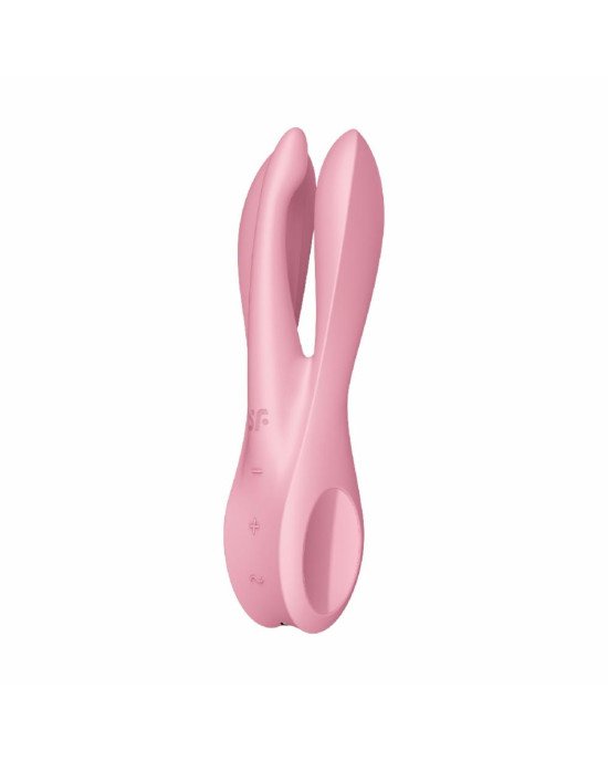 Кліторальний вібратор Satisfyer Threesome 1 Pink Кліторальний вібратор Satisfyer Threesome 1 Pink
