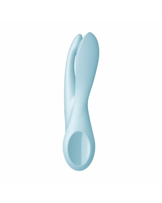 Кліторальний вібратор Satisfyer Threesome 1 Light Blue Кліторальний вібратор Satisfyer Threesome 1 Light Blue