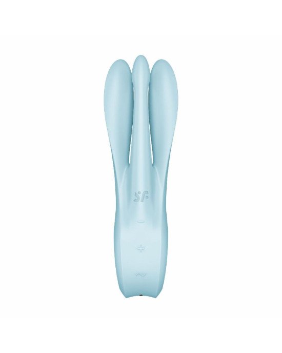 Кліторальний вібратор Satisfyer Threesome 1 Light Blue Кліторальний вібратор Satisfyer Threesome 1 Light Blue