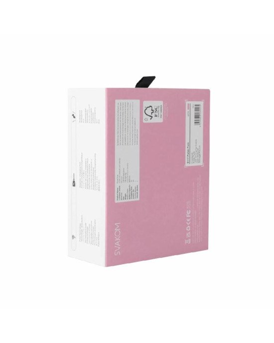 Вакуумний кліторальний стимулятор Svakom Pulse Pure Pale Pink, 5 режимів, 5 інтенсивностей у кожному Вакуумний кліторальний стимулятор Svakom Pulse Pure Pale Pink, 5 режимів, 5 інтенсивностей у кожному