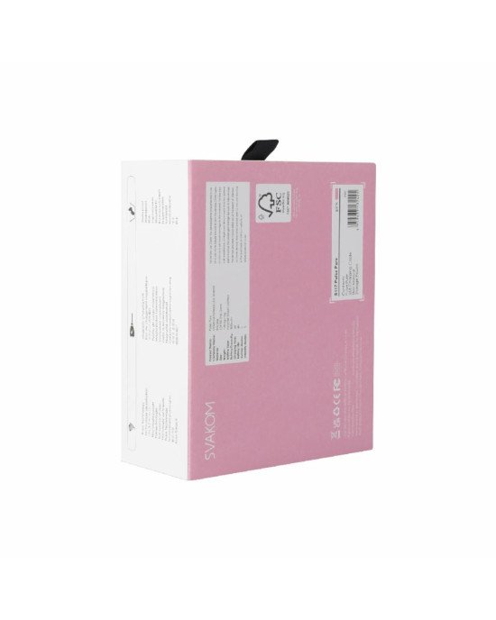 Вакуумний кліторальний стимулятор Svakom Pulse Pure Pale Pink, 5 режимів, 5 інтенсивностей у кожному Вакуумний кліторальний стимулятор Svakom Pulse Pure Pale Pink, 5 режимів, 5 інтенсивностей у кожному