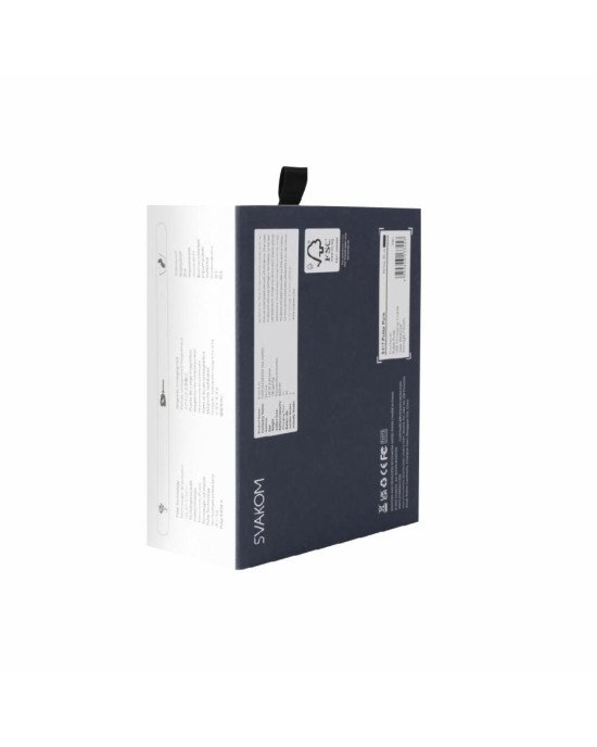 Вакуумний кліторальний стимулятор Svakom Pulse Pure Navy Blue, 5 режимів, 5 інтенсивностей у кожному Вакуумний кліторальний стимулятор Svakom Pulse Pure Navy Blue, 5 режимів, 5 інтенсивностей у кожному