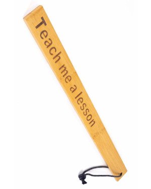 Падл Fetish Tentation — Paddle Teach me a lesson Bamboo, упакований у ПЕ пакет Падл Fetish Tentation — Paddle Teach me a lesson Bamboo, упакований у ПЕ пакет